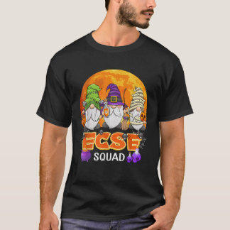 ECSE-team Halloween ECSE-lerares Gnome-matching  T-shirt