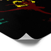 Ecstatic Dance Llerina Danser In Een Tutu Freestyl Poster (Hoek)
