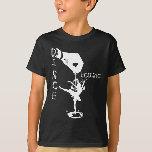 Ecstatic Dance Llerina Danser In Een Tutu Freestyl T-shirt (Voorkant)