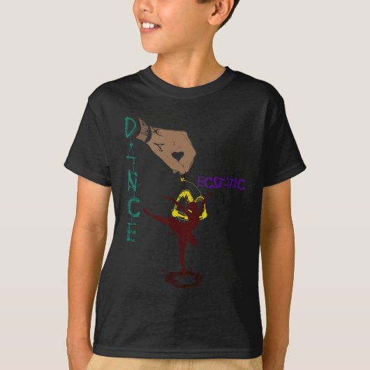 Ecstatic Dance Llerina Danser In Een Tutu Freestyl T-shirt (Voorkant)
