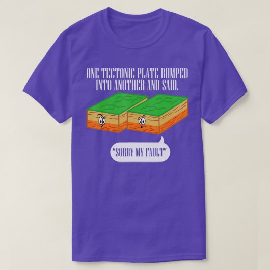 ectonisch Bord grappige aardbeving T-shirt (Design voorkant)