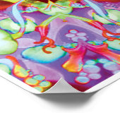 Ectoplasma kinetische collage caleidoscoop Poster (Hoek)