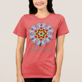 Ectoplasma Namaste Kaleidoscoop Tri-Blend Shirt (Voorkant)
