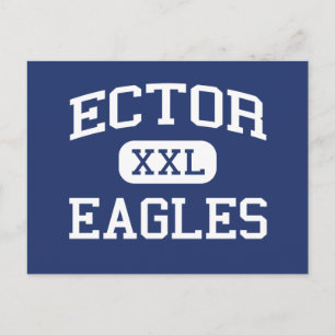 Ector - Eagles - Junior High School - Odessa Texas Briefkaart