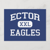 Ector - Eagles - Junior High School - Odessa Texas Briefkaart (Voorkant)