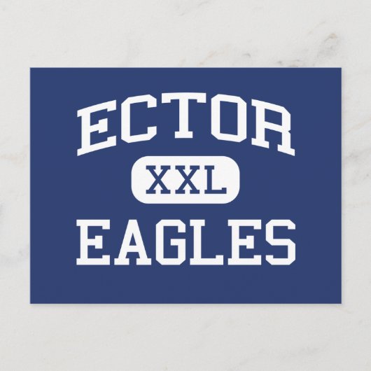 Ector - Eagles - Junior High School - Odessa Texas Briefkaart (Voorkant)