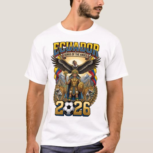 Ecuador 2026 Fan T-Shirt (Voorkant)