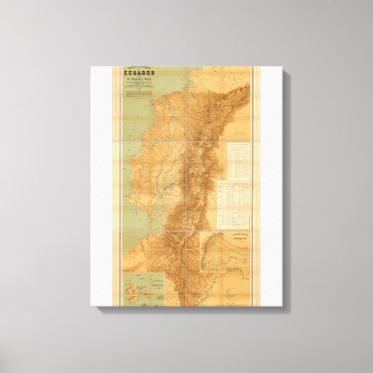 Ecuador 2 canvas afdruk (Voorkant)