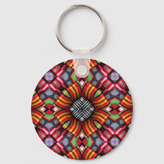 Ecuador Abstract Sleutelhanger (Voorkant)