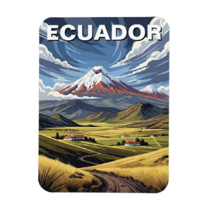 Ecuador Avenue of the Volcanoes reis Magneet