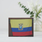 ecuador bandera briefkaart (Staand voorkant)