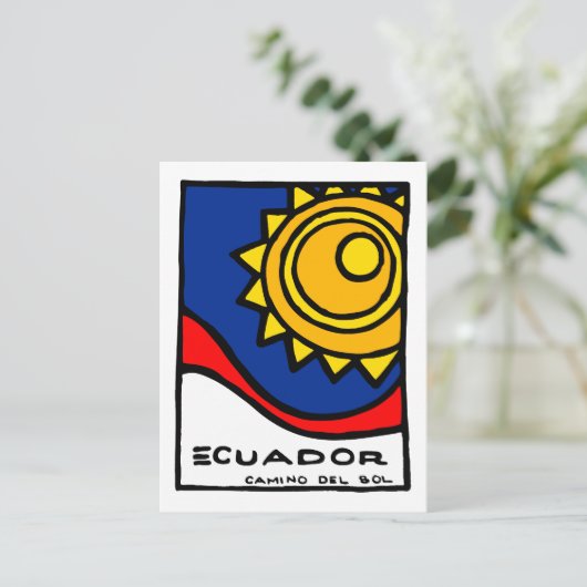 Ecuador Briefkaart (Staand voorkant)