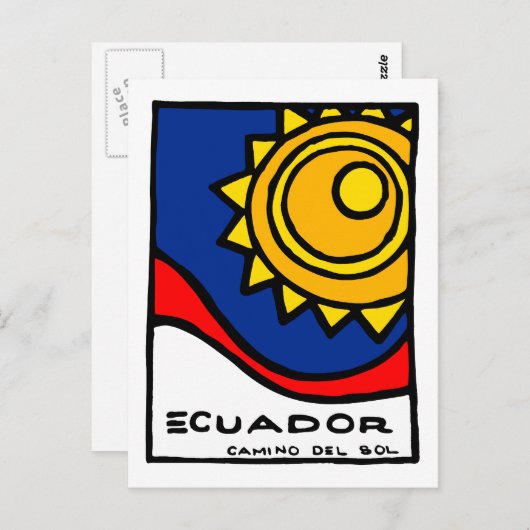 Ecuador Briefkaart (Voorkant / Achterkant)