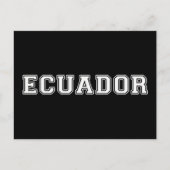 Ecuador Briefkaart (Voorkant)