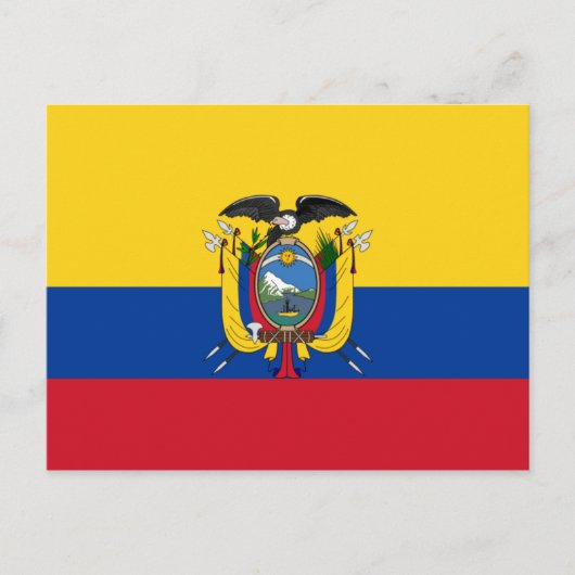 ecuador briefkaart (Voorkant)