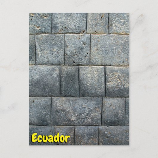 Ecuador Briefkaart (Voorkant)
