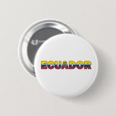 Ecuador-Button Ronde Button 5,7 Cm (Voorkant /achterkant)