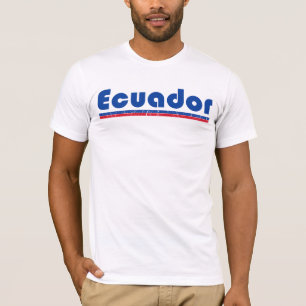 Ecuador cadeau Ecuador Retro Vlag Ontwerp, Vintage T-shirt
