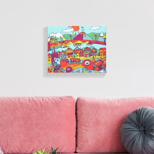 Ecuador Canvas Painting (Insitu (Woonkamer))