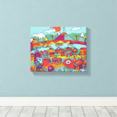 Ecuador Canvas Painting Afdruk (Insitu (Houten vloer))