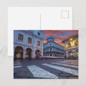 Ecuador Cathedral Street Travel Briefkaart (Voorkant / Achterkant)