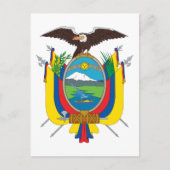 Ecuador Coat of Arms Briefkaart (Voorkant)