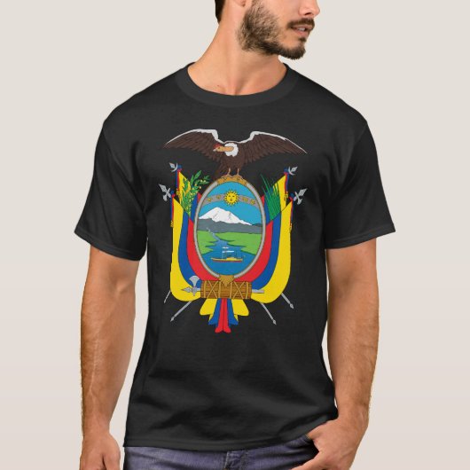 Ecuador Coat of Arms Shirten T-shirt (Voorkant)