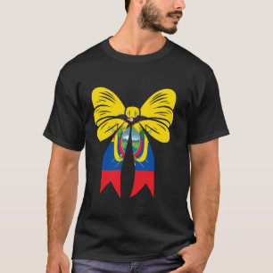Ecuador Coquette Strikje Schattig Fijne Lint Ecuad T-shirt
