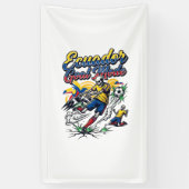 Ecuador Doel Modus Skelet Aanvaller Naties Dynamis Spandoek (Verticaal)
