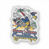 Ecuador Doel Modus Skelet Aanvaller Naties Dynamis Sticker (Voorkant)