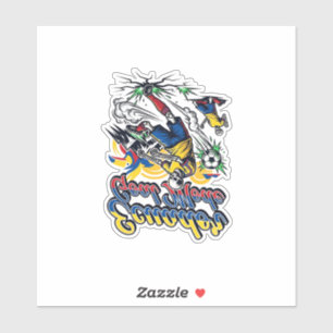 Ecuador Doel Modus Skelet Aanvaller Naties Dynamis Sticker