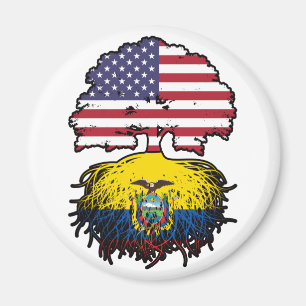 Ecuador Ecuadoraans Amerikaanse USA Boomwortels Vl Magneet