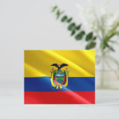 Ecuador - Ecuadoraanse vlag - Briefkaart (Staand voorkant)