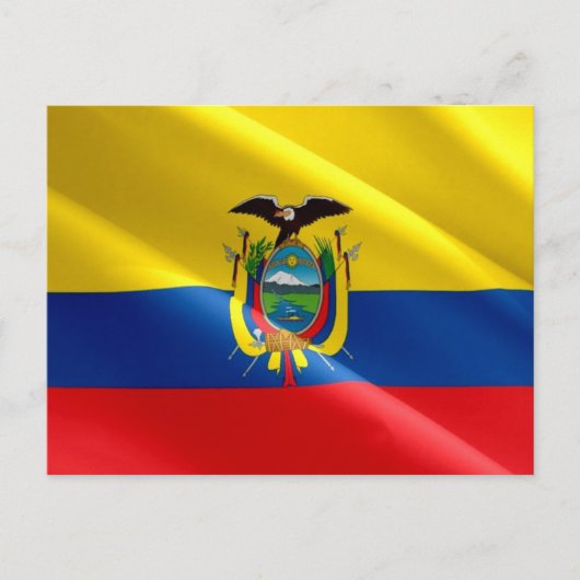 Ecuador - Ecuadoraanse vlag - Briefkaart (Voorkant)