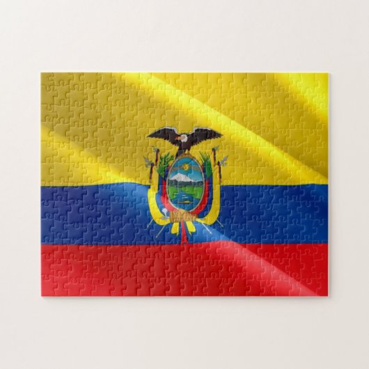 Ecuador - Ecuadoraanse vlag - Legpuzzel (Horizontaal)