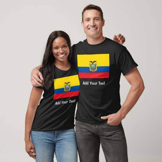 Ecuador - Ecuadoraanse vlag T-shirt (Unisex)