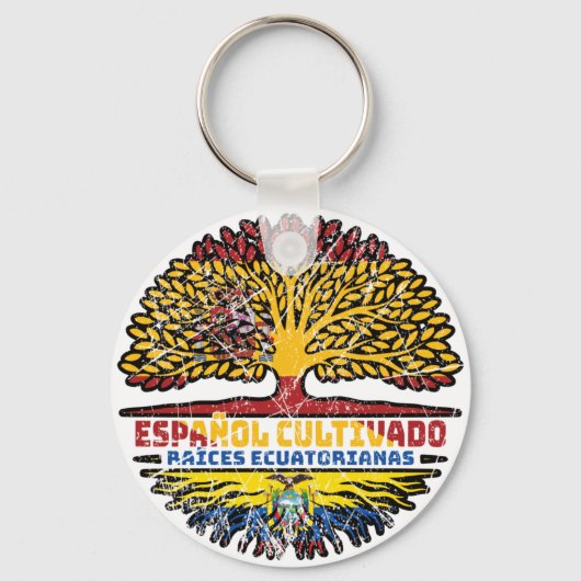 Ecuador Ecuadoran Ecuadoran Spanje Sleutelhanger (Voorkant)