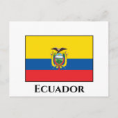 Ecuador (Ecuadoriaans) vlag Briefkaart (Voorkant)