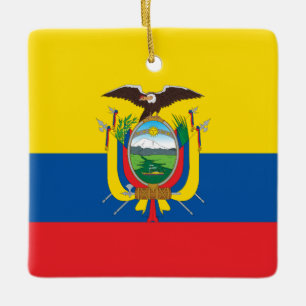 Ecuador (Ecuadoriaans) vlag Keramisch Ornament