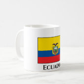 Ecuador (Ecuadoriaans) vlag Koffiemok (Voorkant links)