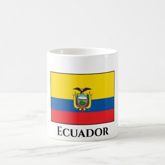 Ecuador (Ecuadoriaans) vlag Koffiemok (Center)