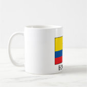 Ecuador (Ecuadoriaans) vlag Koffiemok (Links)
