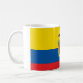 Ecuador (Ecuadoriaans) vlag Koffiemok (Links)