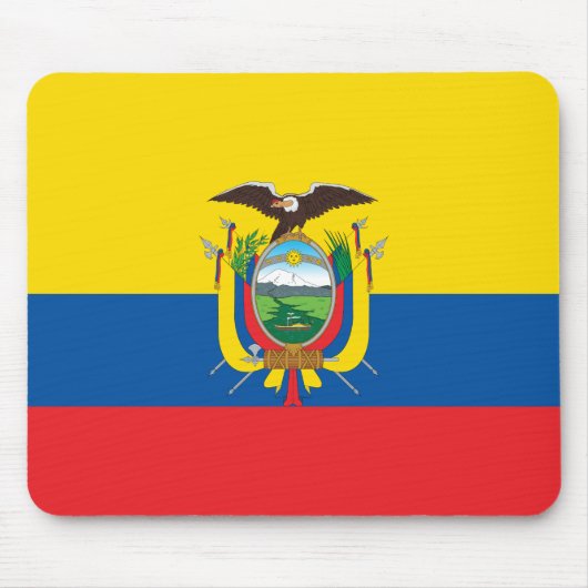 Ecuador (Ecuadoriaans) vlag Muismat (Voorkant)