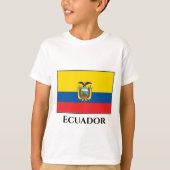 Ecuador (Ecuadoriaans) vlag T-shirt (Voorkant)