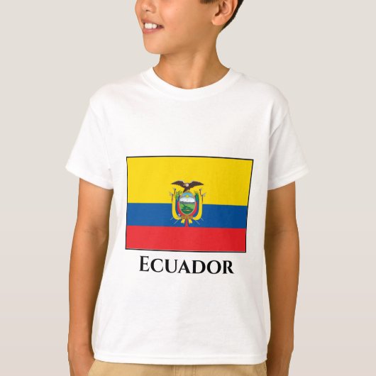 Ecuador (Ecuadoriaans) vlag T-shirt (Voorkant)