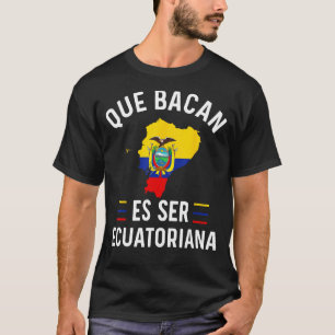 Ecuador Ecuadoriaanse vlag Camiseta de Ecuatoriana T-shirt