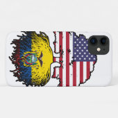 Ecuador Ecuadorian American USA Tree Roots Flag Case-Mate iPhone Case (Achterkant (horizontaal))