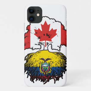 Ecuador Ecuadorian Canadian Canada Tree Roots Flag Case-Mate iPhone Case