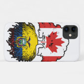 Ecuador Ecuadorian Canadian Canada Tree Roots Flag Case-Mate iPhone Case (Achterkant (horizontaal))